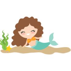 lounging mermaid