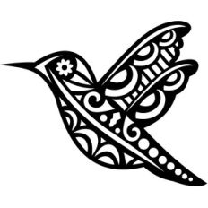 tribal hummingbird