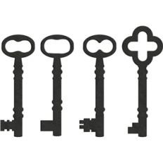 skeleton keys - tall