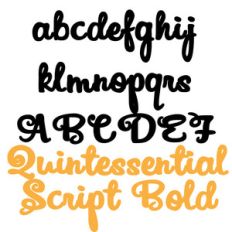 pn quintessential script bold