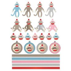 toy monkey stickers