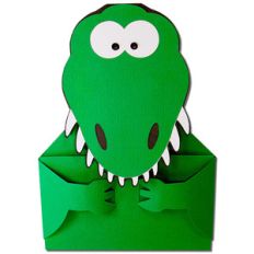 dinosaur hug gift card holder