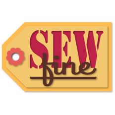 sew fine gift tag