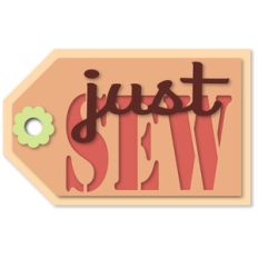 just sew gift tag