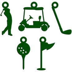 golf charms