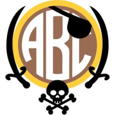 pirate monogram