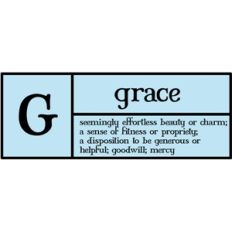 g is for grace