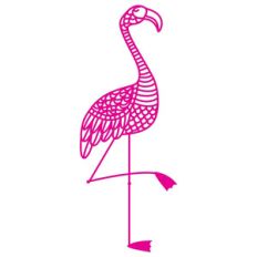 flamingo filigree shape