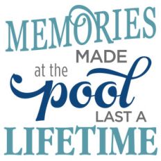 memories made at pool phrase