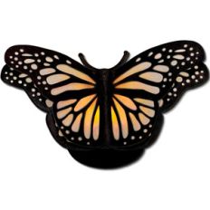 monarch butterfly tea light lantern (flameless)