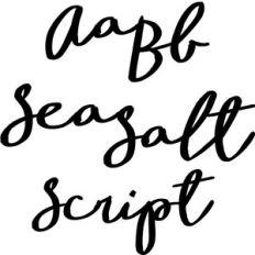 sea salt script font