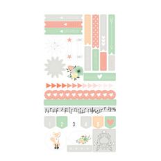 foxy summer stickers