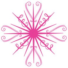 fancy flourish snowflake