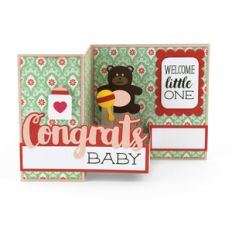 pop up box card baby