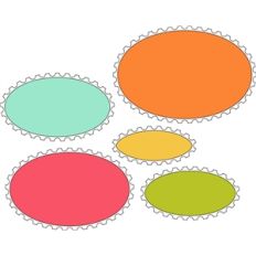 10 piece oval stamp set 3