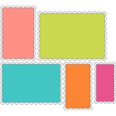 10 piece rectangle stamp set 2