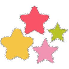 8 piece star stamp set