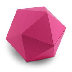 3d 20 sided shape