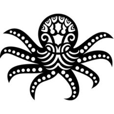 tribal octopus