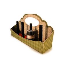 sewing bobbins 3d tote