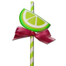 lime straw slider