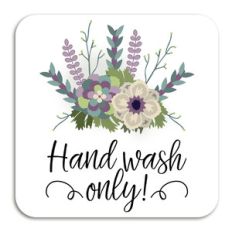 hand wash only tag