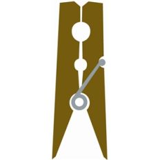 clothespin wooden
