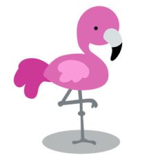 simple flamingo