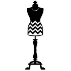 mannequin vinyl chevron