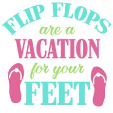 flip flops vacation for feet