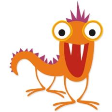 orange monster