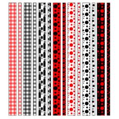 black/red washi tapes
