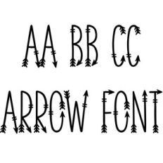 arrow font