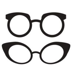 wedding photo props glasses