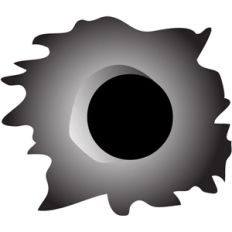 bullet hole pc