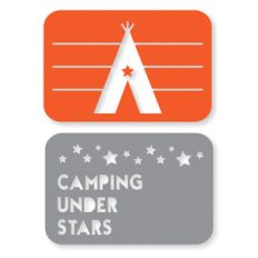 teepee camping pl cards