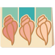 whelk shell trio a2 card