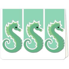 sea horse trio a2 card