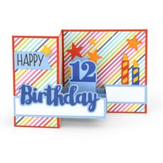 pop up box card birthday age 12