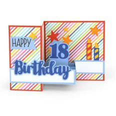 pop up box card birthday age 18