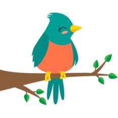 bird on branch