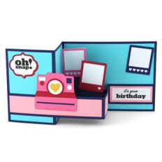 pop up box card camera