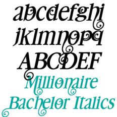 pn millionaire bachelor italics
