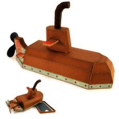submarine 3d box