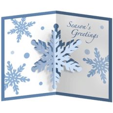 snowflake popup card pnc