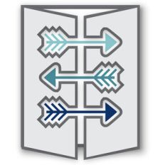 gatefold card - 3 arrows