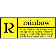 r is for rainbow pc