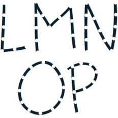 stitching templates - l-p