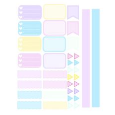 pastel dreams planner labels kit