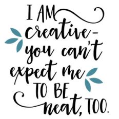 i am creative neat phrase